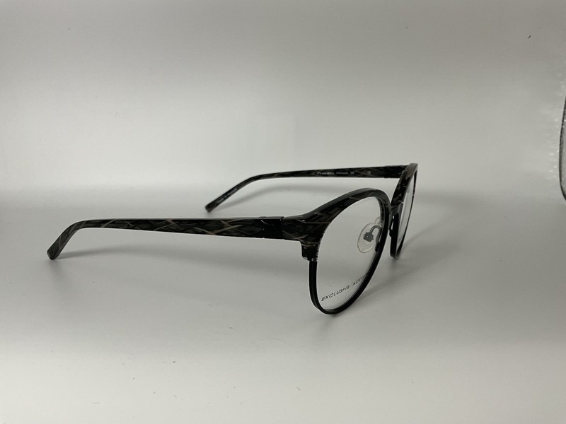 Koali by Morel 8199K NN030 Black Acetate Round Full Rim Eyeglasses 49-17-135 gallery