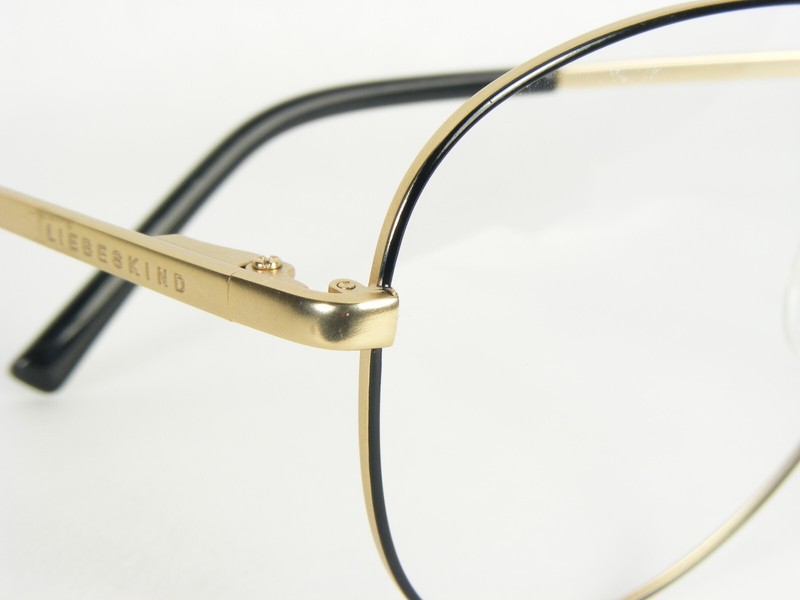 LIEBESKIND BERLIN 11033 160 BLACK /GOLD EYEGLASSES GLASSES 56-14-140mm Germany gallery