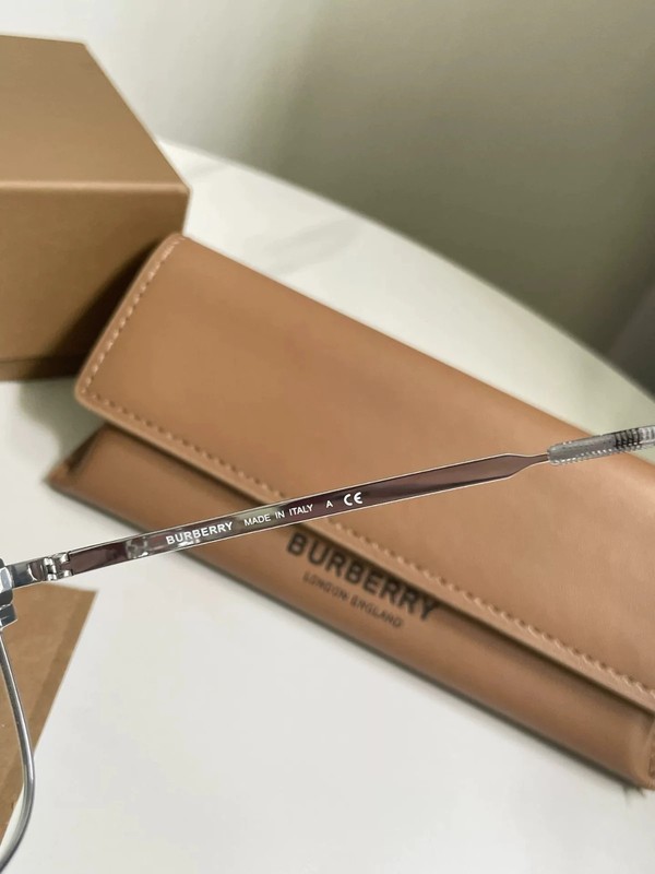 New BURBERRY BE1372 3869 Bordeaux Black 55/18/145mm Clear lenses gallery