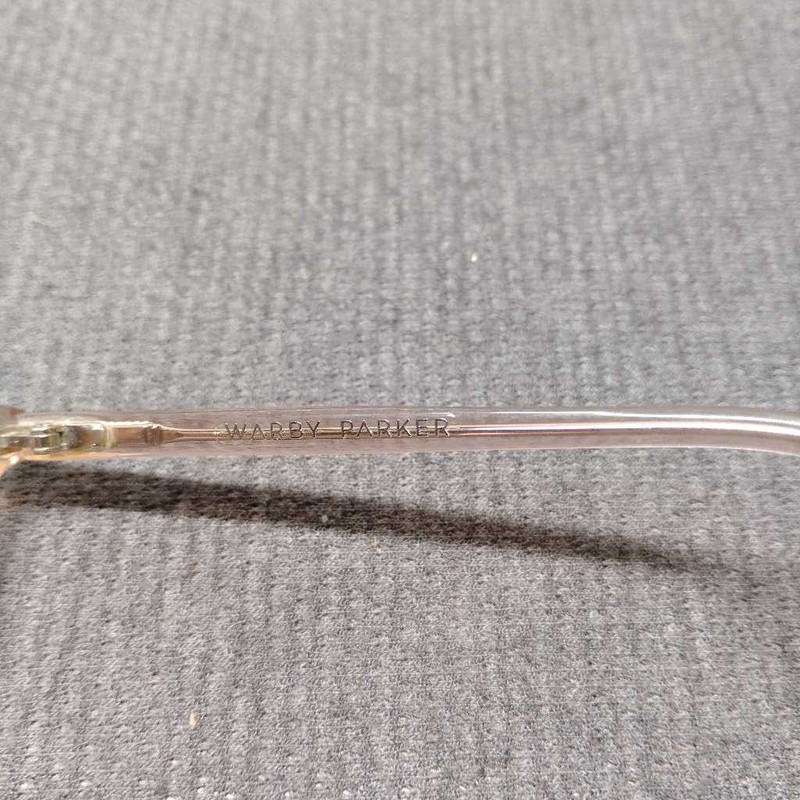 Warby Parker Durand W-668 Clear Brown Eyeglasses Frames Only 50-20-145 gallery