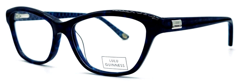 LULU GUINNESS – L870 NVY 52/15/135 – NAVY – NEW Authentic WOMEN EYEGLASSES