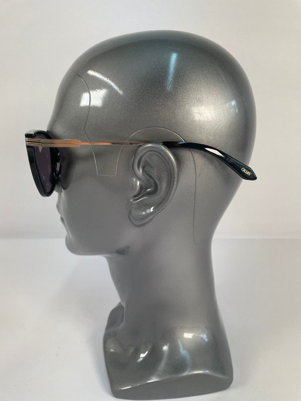 Quay Wired Remixed Eyeglasses Optical Frame 54-18-145 Black/Gold gallery
