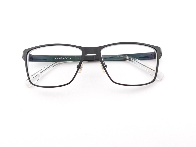 Republica Eyeglasses, Frames Only, Bedford BK Black, 58-17-150, Metal