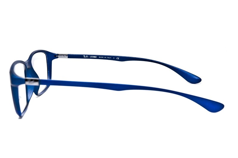 Ray Ban RB 7018 5207 LITEFORCE Matte Blue size 54/16/145 Made in Italy Eyeglass gallery