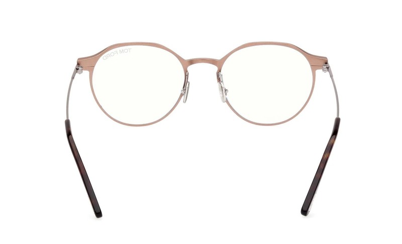 NEW TOM FORD FT5866-B 035 MATTE LIGHT BRONZE 52MM AUTHENTIC EYEGLASSES 52-19-145 gallery