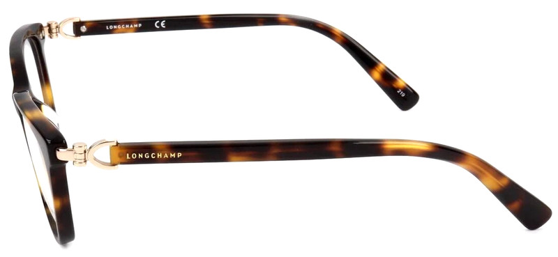NEW LONGCHAMP LO2633 214 HAVANA WITH GOLD ACENT AUTHENTIC EYEGLASSES FRAME 52-16 gallery