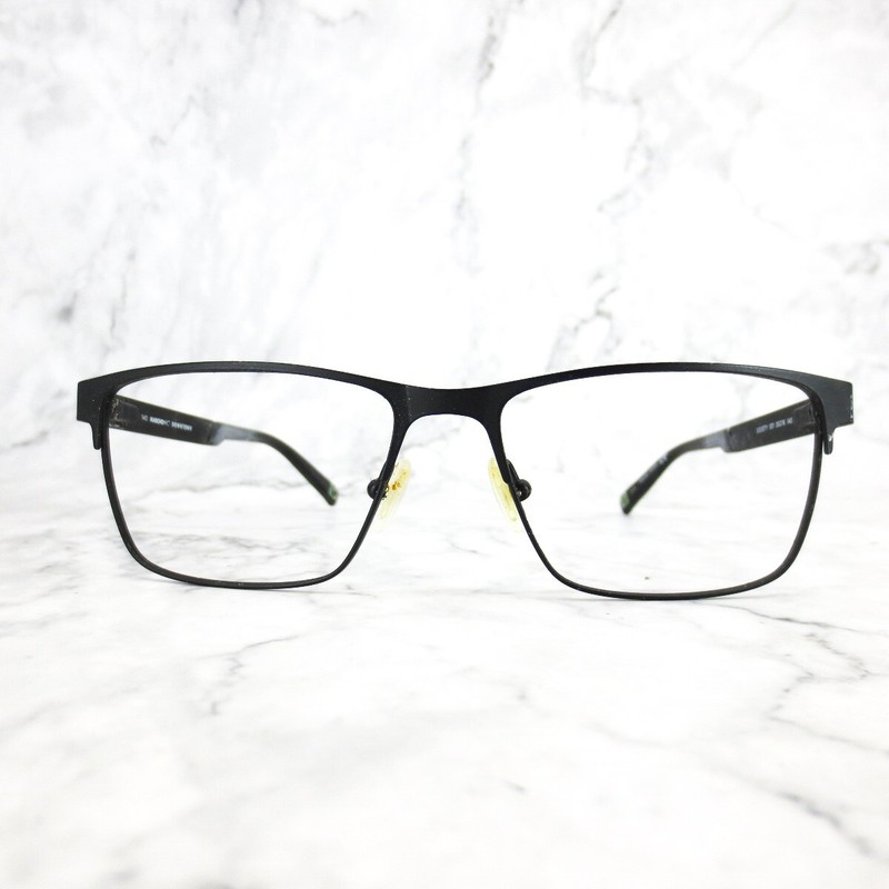 Marchon NYC Downtown Society 001 Eyeglasses Black Full Rim Frames 55-16-140