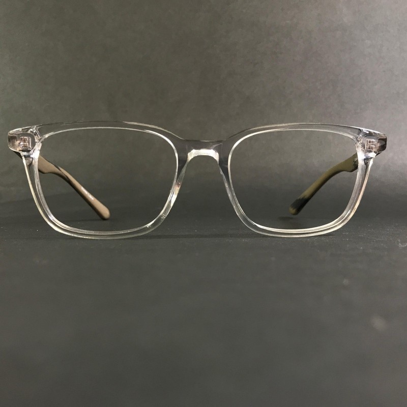 Dragon Eyeglasses Frames DR2026 971 Clear Beige Square Full Rim 53-19-145 gallery