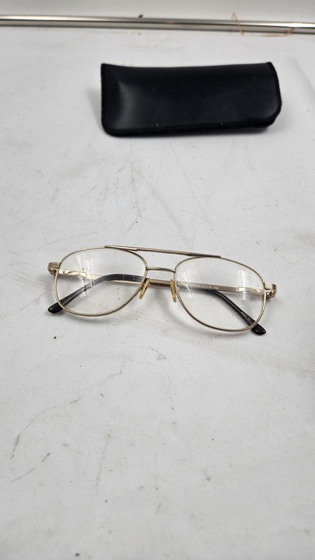 Modern Times platinum Eyeglasses Frames 52-16 140 ASTRO GOLD gallery
