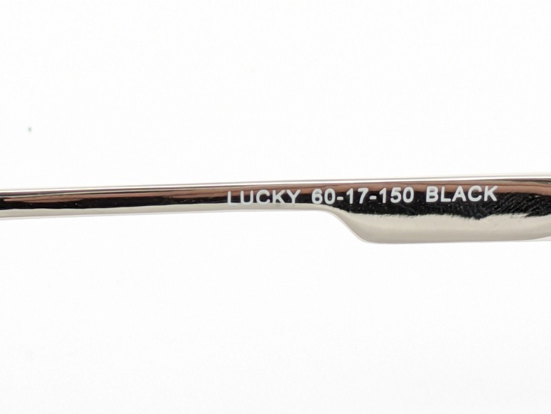 Wide Guyz Lucky Rectangle Black Mens Eyeglasses 60mm gallery