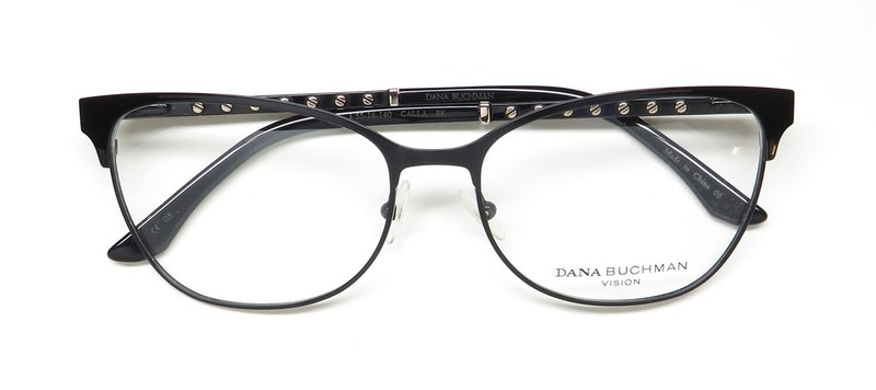 NEW DANA BUCHMAN CALLA EYEWEAR METAL & PLASTIC BK FULL-RIM CAT EYE WOMENS gallery