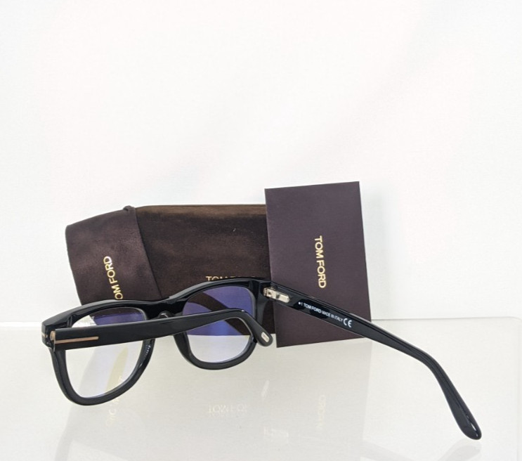 Brand New Authentic Tom Ford TF 5820 Eyeglasses 001 Frame FT 5820-B ECO 50mm gallery