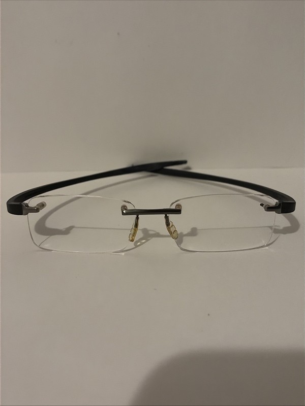 Tag Heuer Reflex TH3741 011 Eyeglasses Rimless Black 50-17-140 TML 27492