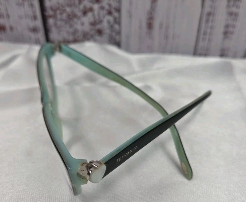Tiffany Eyeglasses, Frames Only, TF 2087-H, 52-16-140, Plastic, Black Blue gallery