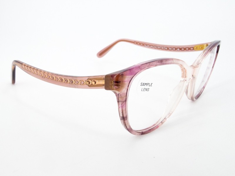 NOS Coach HC 6177 Eyeglasses FRAMES 5656 Transparent Pink 52[]17-140 Ombre M272