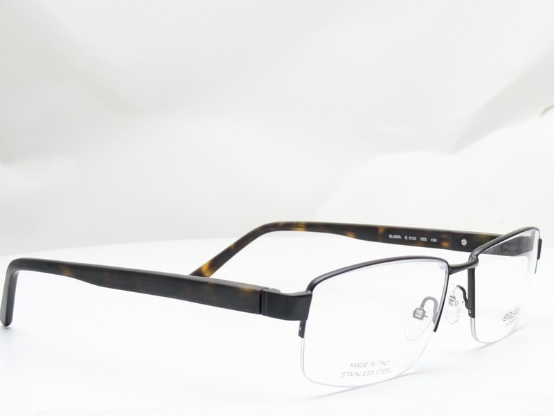 Elasta by Safilo E 3122 003 Matte Black Men’s Eyeglasses Frames 56-17-150
