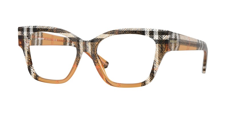 Burberry BE 2420 check sand demo lens 4146 Eyeglasses