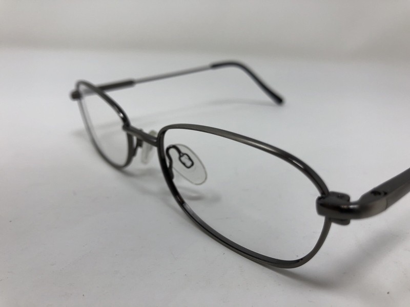 Modern Eyewear Eyeglasses Frame BRADLEY ANTIQUE SILVER 51-17-140 Slvr/Black CQ47 gallery