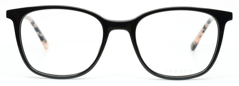 INFACE IF9417 6032 GL Black Womens Square Full Rim Eyeglasses 49-17-138 B:38 gallery