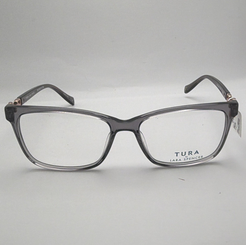 Tura Lara Spencer LS301 56/16 140 Gray Plastic/Metal Full Rim Eye Frames 4976