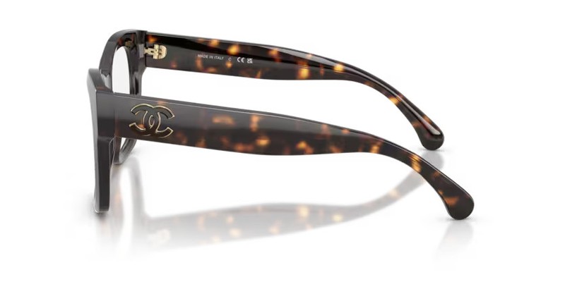 CHANEL 3498 A 1827 50 Havana & Brown Alternate Fit Frame Authorized Dealer gallery