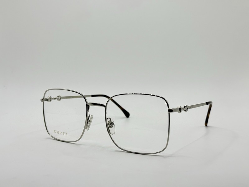 NEW Authentic Gucci GG09510 003 Eyeglasses, Silver, Size 57-19-145