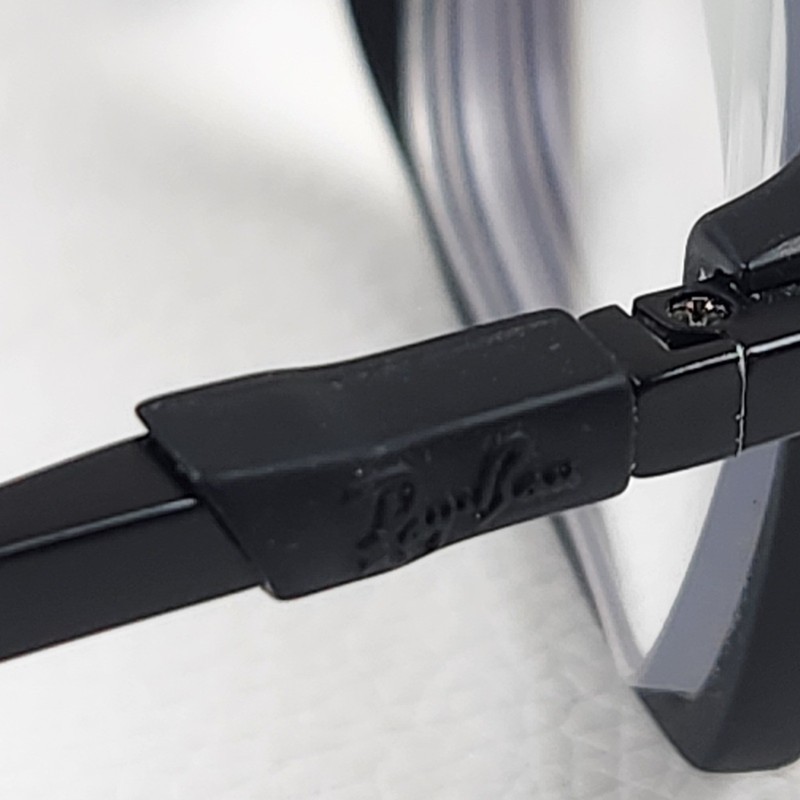 Ray Ban Optics Eyeglasses RB 7017 5196 54-17 Black Matte Rectangular Frames Men gallery