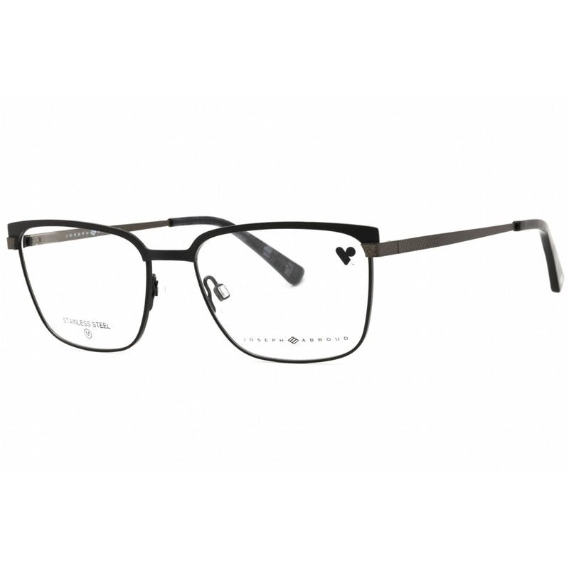 Joseph Abboud Men’s Eyeglasses Black Metal Square Full Rim Frame JA4111 001