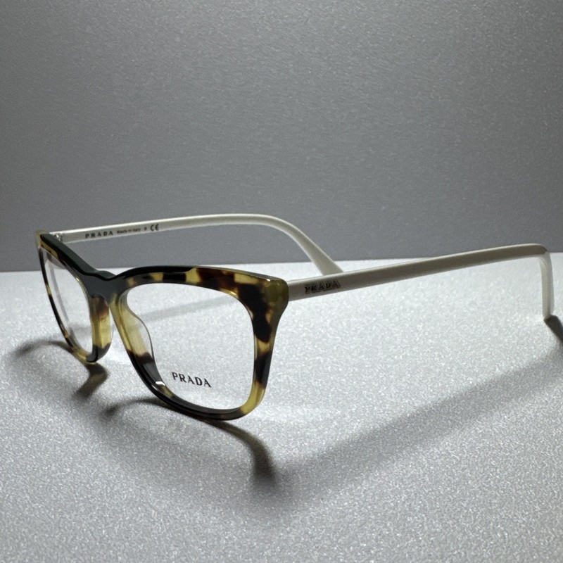 Prada Italy B VPR 10V 52[]18 321-1O1 145 Multicolor Eyeglasses CC17 gallery