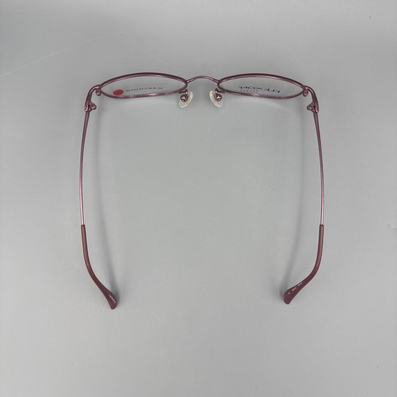 Marchon Flexon Eyeglasses SELECT 1137 PEACH TEA 50-18-135 Brown FRAMES ONLY gallery