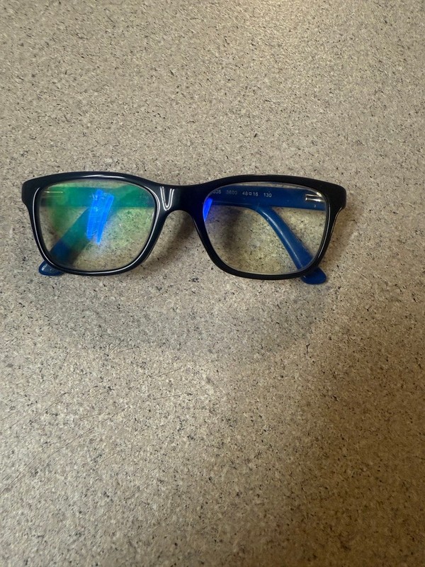 RAY BAN RB 1536 3600 48-16-130 BLACK/BLUE/GREEN. FRAMES ONLY. CLEAN