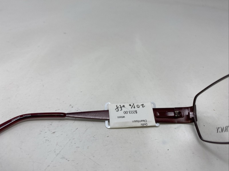 Ellen Tracy DELHI MERLOT 54-17-135 Metal Full Rim Eyeglasses Frame RS35 gallery