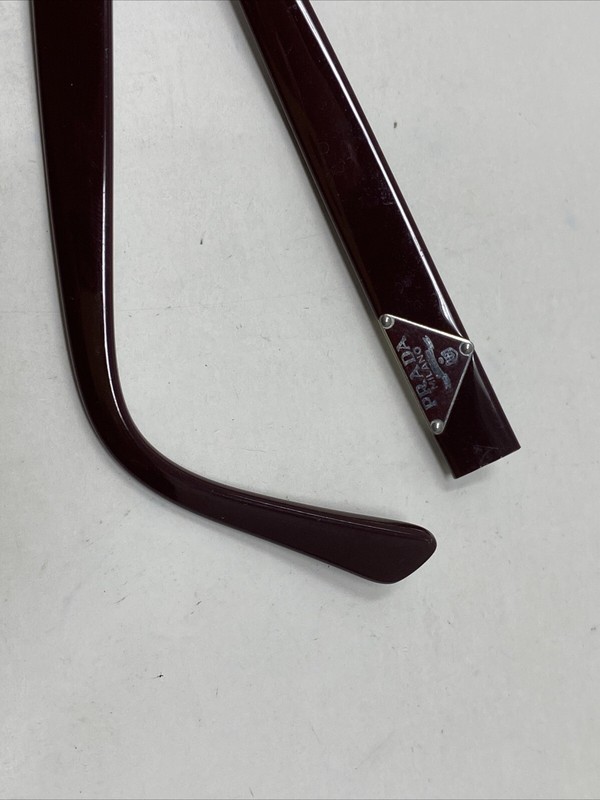 PRADA VPR 10N ZVM BURGUNDY 135mm TEMPLE ARM PARTS ED95 gallery