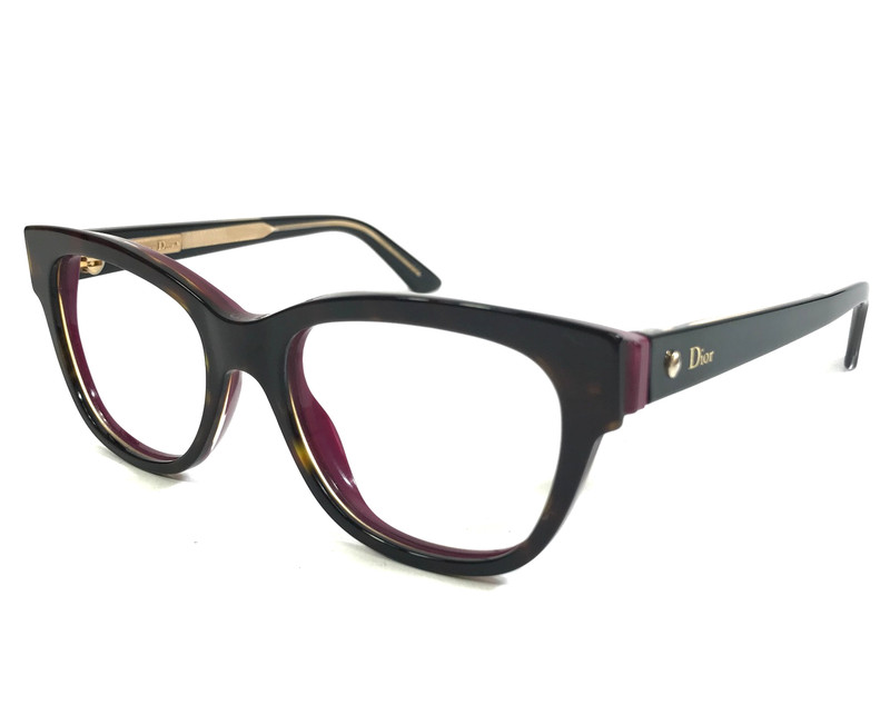 Christian Dior Eyeglasses Frames Montaigne n06 G90 Tortoise Purple 50-18-140