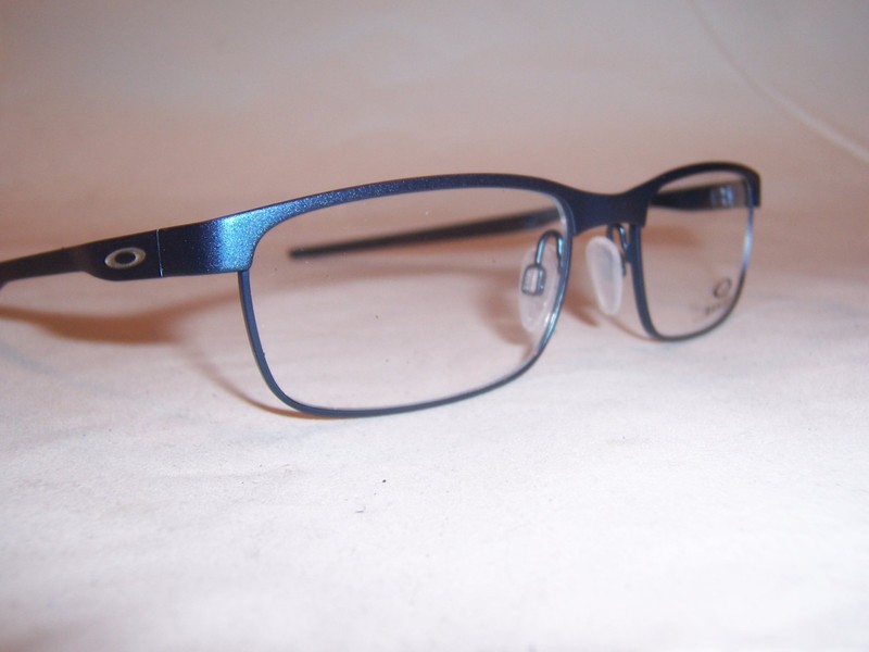 NEW OAKLEY EYEGLASSES STEEL PLATE OX 3222-03 POWDER MIDNIGHT 54mm RX AUTHENTIC