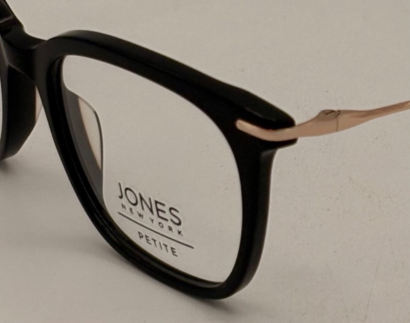 Jones New York Purple Black Mens Plastic Rectangle Eyewear Frame, J240. 49mm gallery