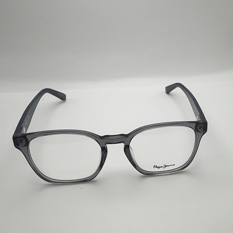 Pepe Jeans Geralt PJ3514 988 Gray Square Plastic Full Rim Frames 51/19 145 gallery