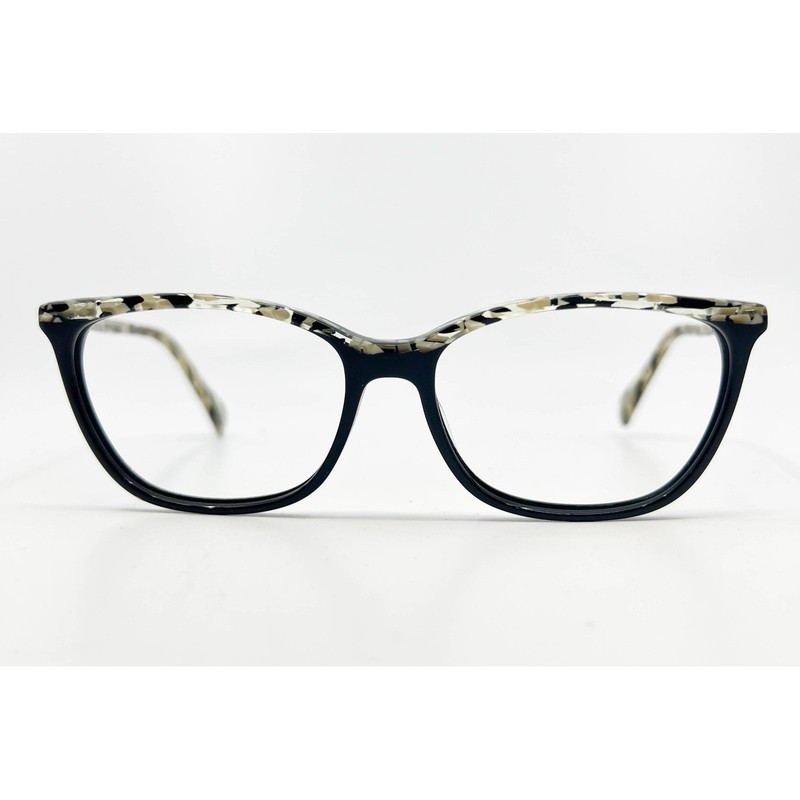 Wittnauer Heloise Eyeglasses Womens Black Tortoise Cat Eye 52-16-140
