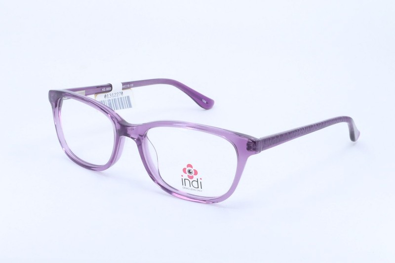 Indi KG6003 Purple Square Girls Full Rim 48-16-130 Eyeglasses Frames
