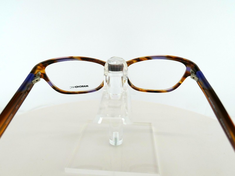 MARCHON NYC Downtown MONROE (214) BROWN VIOLET HAVANA 51-16-135 Eyeglass Frames gallery