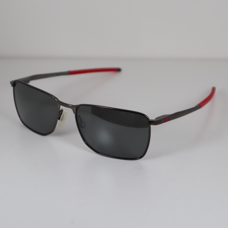 Oakley EJECTOR OO4142-0258 Gunmetal/Red Full Rim Eyeglasses Frames 58-16-139mm