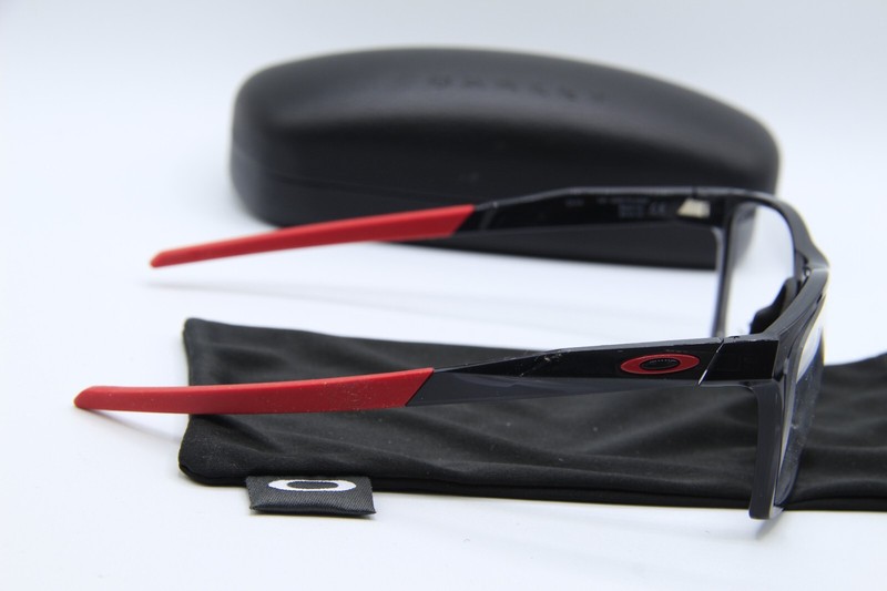 NEW OAKLEY OX8173-0255 ACTIVATE BLACK INK RED AUTHENTIC CASE EYEGLASSES 55-16 K2 gallery