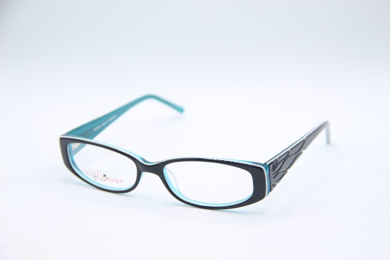 WILDFLOWER GYPSY BLACK KINDLE RECTANGLE AUTHENTIC FRAMES EYEGLASSES 52-16