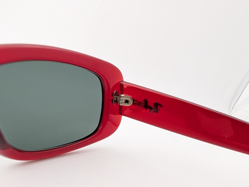 Ray Ban Eyeglasses Frames Only, RB 4122 735/8G 3N, Red, Made in Italy gallery