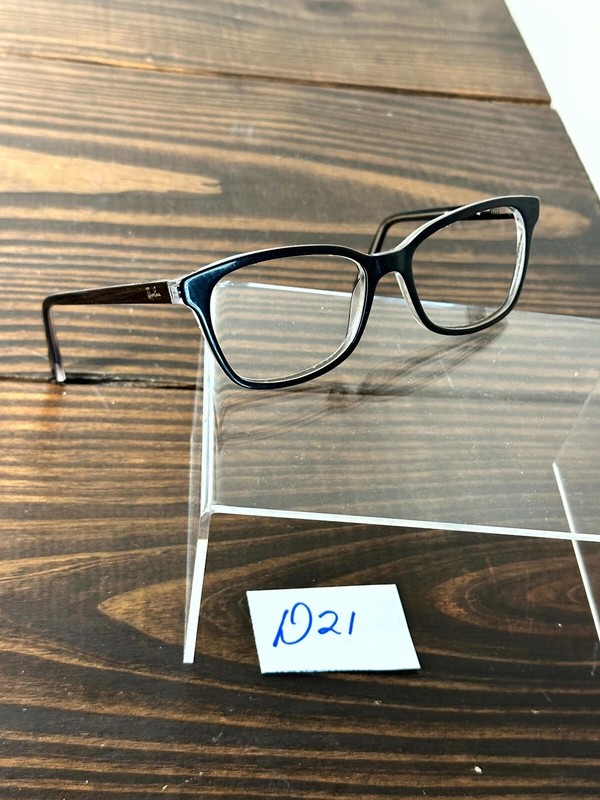 Ray-Ban RB5362 2034 Polished Black On Transparent Eyeglasses Full Rim 140mm