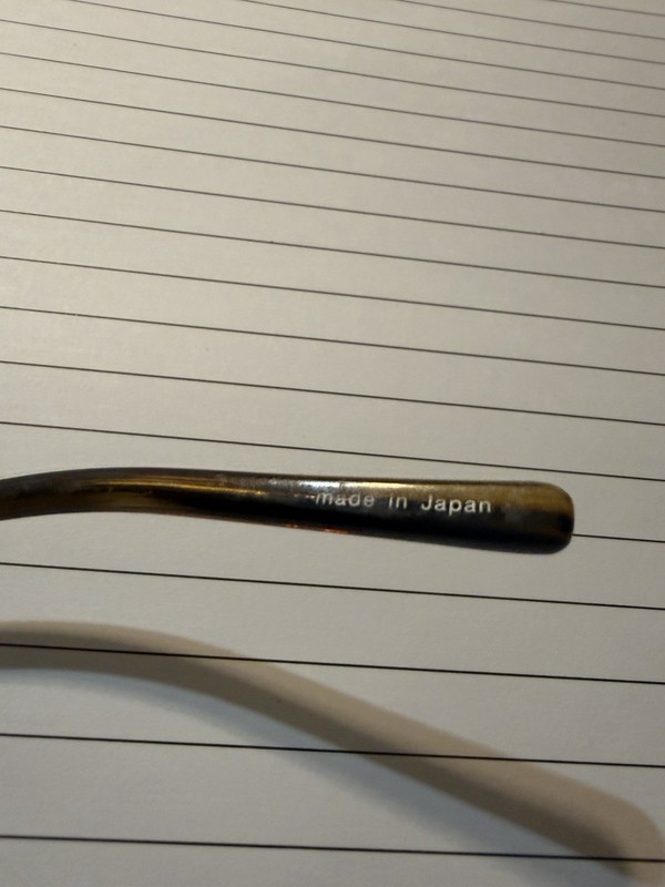 Rare Authentic Oliver Peoples RILEY DM 45mm Dark Mahogany Glasses Japan Round gallery