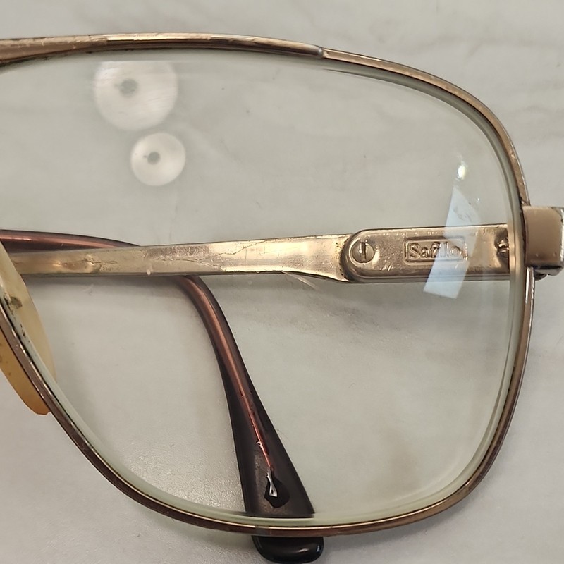 VINTAGE SAFILO ELASTA 3009/N 140 000 FRAMES GOLD PILOT MADE IN ITALY gallery