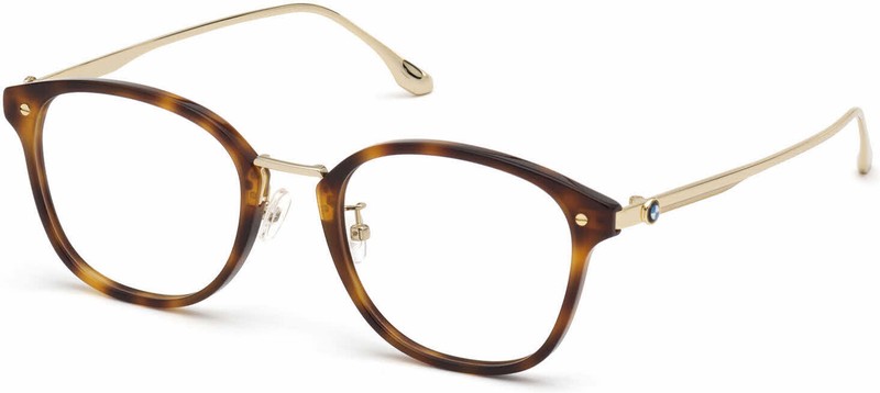 BMW BW5013 052 Tortoise Plastic Optical Eyeglasses Frame 53-21-145 Global Fit RX