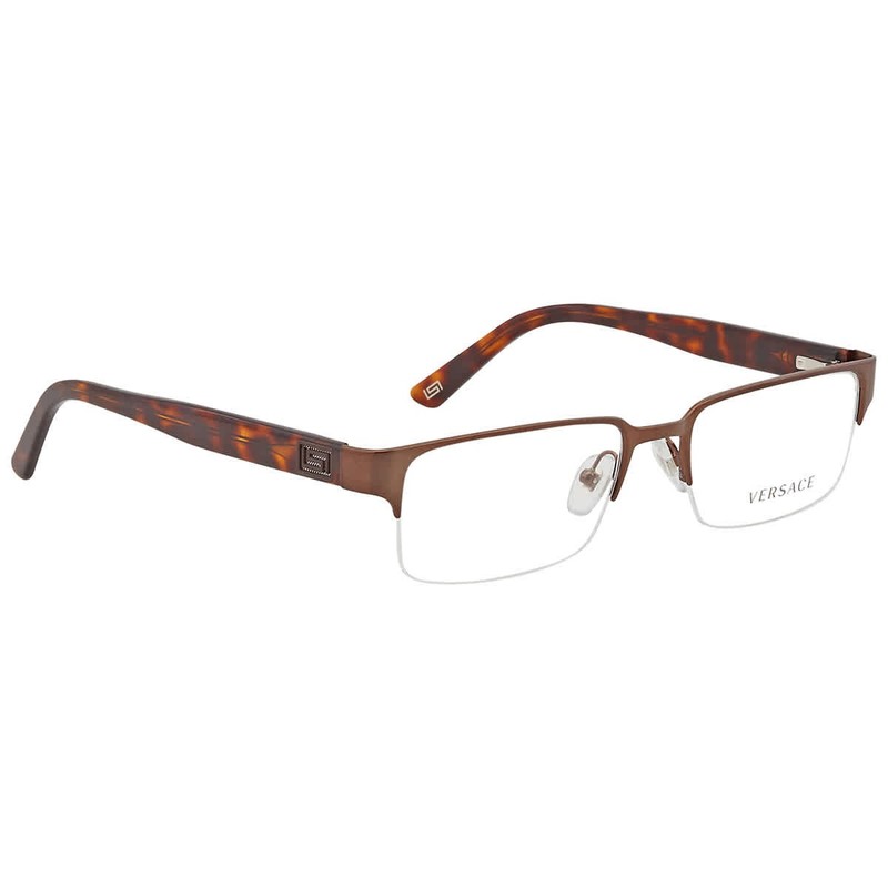 Versace Demo Rectangular Men’s Eyeglasses VE1184 1269 53 VE1184 1269 53