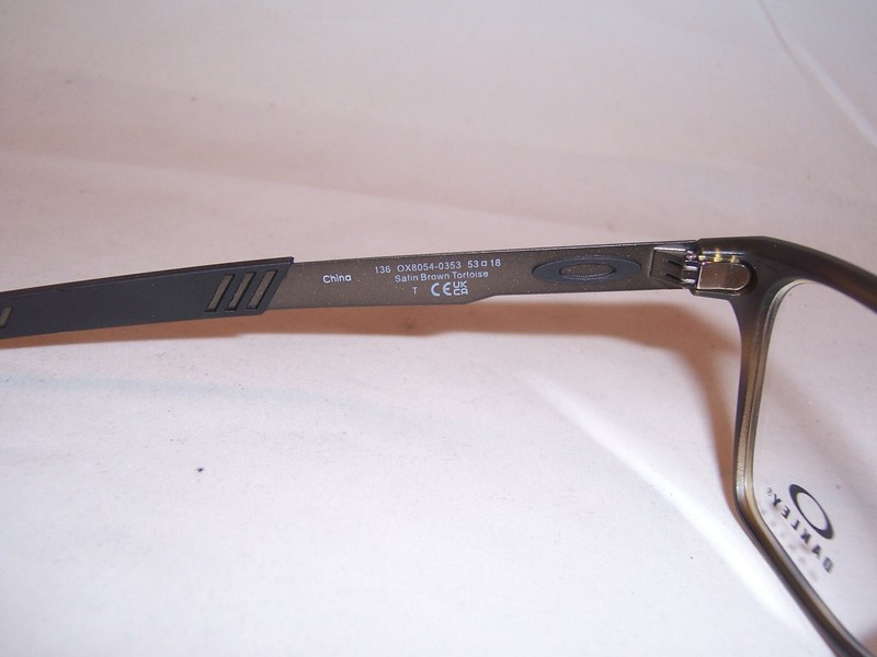 NEW OAKLEY EYEGLASSES DEHAVEN OX 8054-03 BROWN TORTOISE 53mm AUTHENTIC RX 8054 gallery